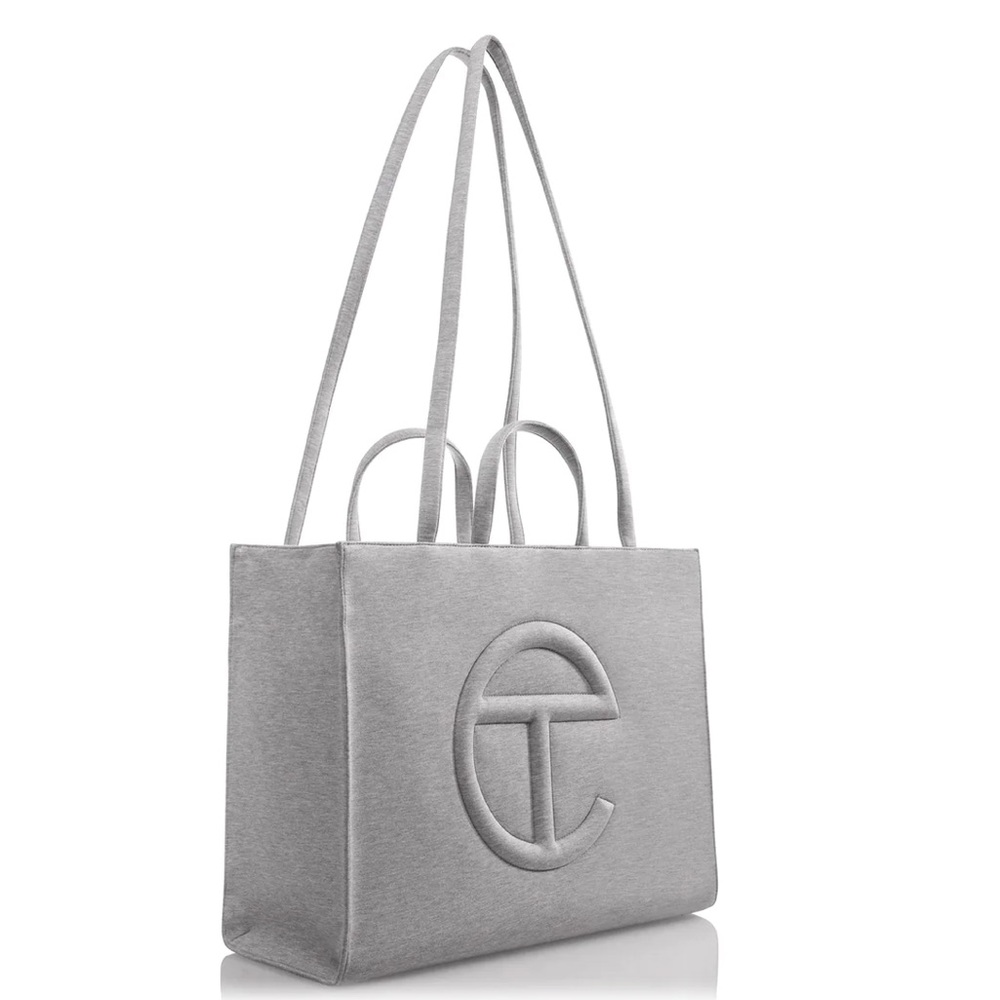 Brand New UGG x TELFAR Large Fleece Shopper - Heather Grey (NWT) - Picture 2 of 10